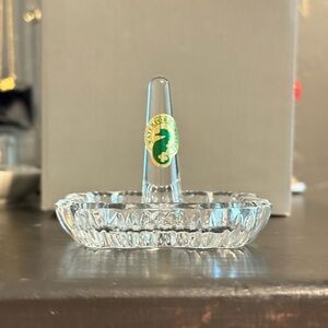 Waterford Crystal Rectangle Ring Holder - Original Packaging - Never Used